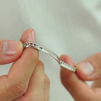 ALEXANDER LYNGGAARD Curb Chain & ID Tag 5mm Bracelets