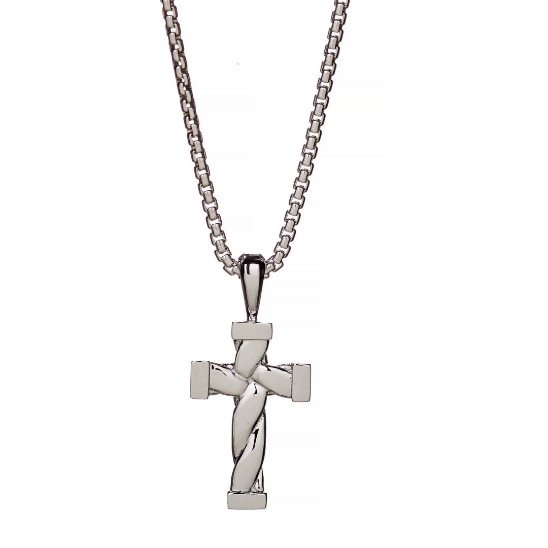 Hope Twisted Cross Necklace