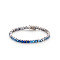 Tennis Bracelet Blue 4mm